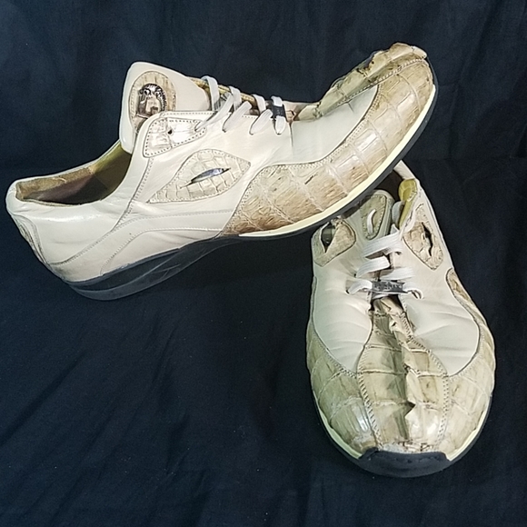 Fennix Italy Luxury Gator Shoes sz 13 Hornback - Picture 1 of 8